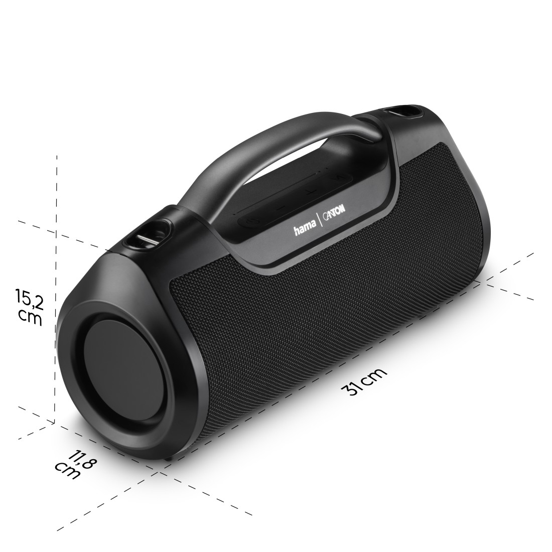 Hama Mate Pro Stereo portable speaker Black 60 W image 21