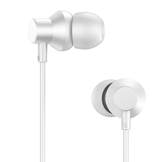 Lenovo HF130 headphones/headset Wired In-ear Music White