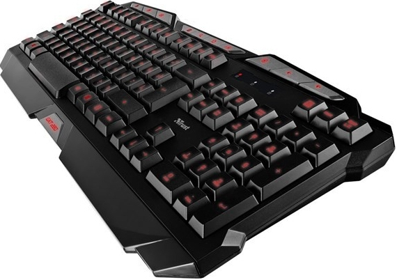Trust GXT280 keyboard Gaming USB QWERTZ Czech Black – image 1