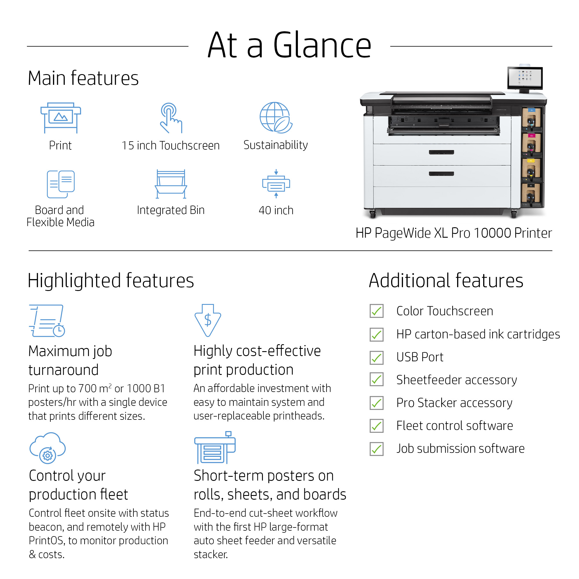 HP PageWide XL Pro 10000 Printer – image 3
