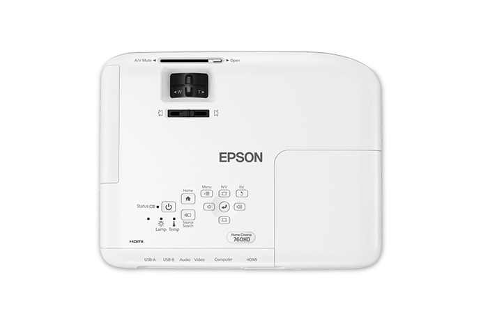 Epson Home Cinema 760HD Standard throw projector 3000 ANSI lumens 3LCD WXGA (1280x800) White – image 4