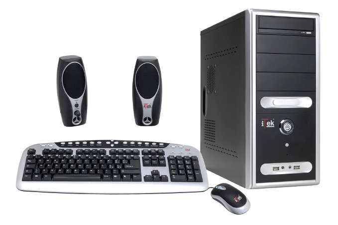 itek GoldStar Midi Tower Black, Silver