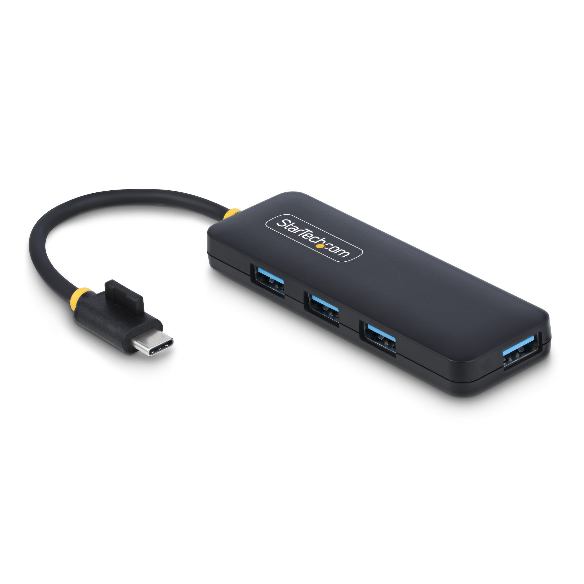 StarTech.com Hub USB-C a 4 porte 5 Gbps alimentato via bus mini hub USB da viaggio/portatile splitter USB 3.0 multiporta protez