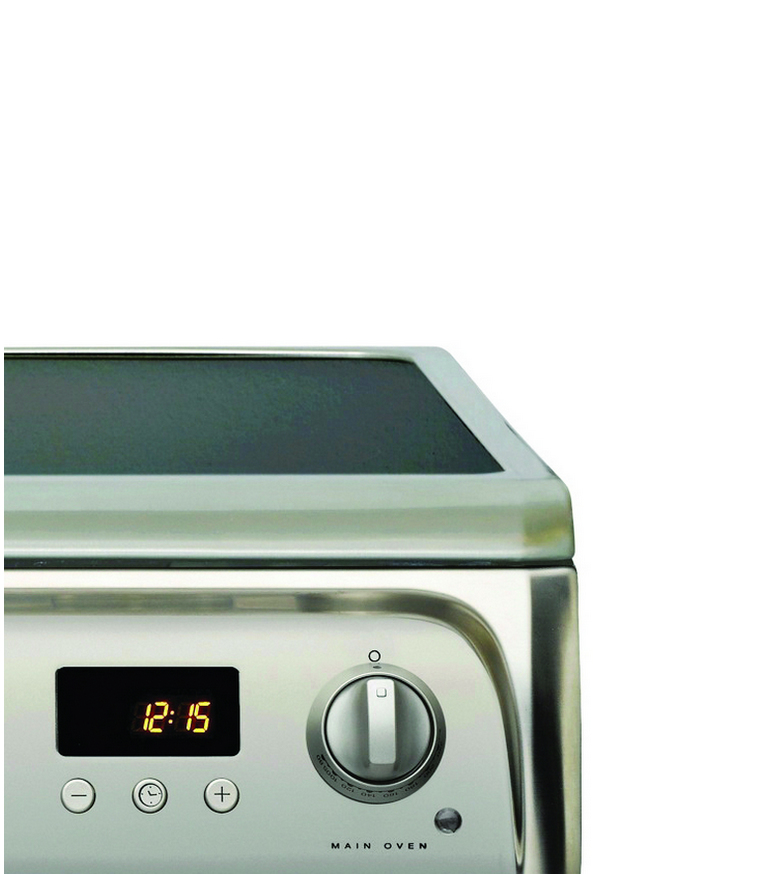 Hotpoint HUE61XS cooker Freestanding cooker Electric Ceramic hob Stainless steel – image 3