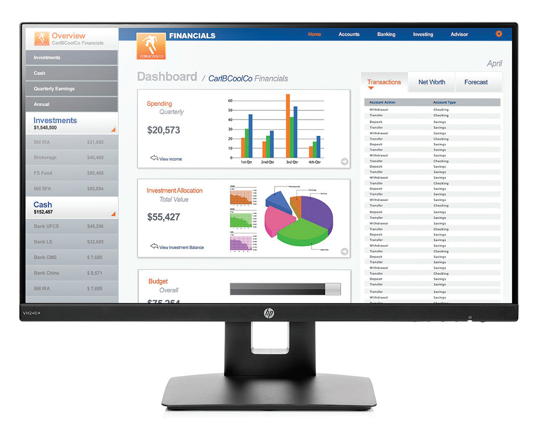 HP VH240a computer monitor