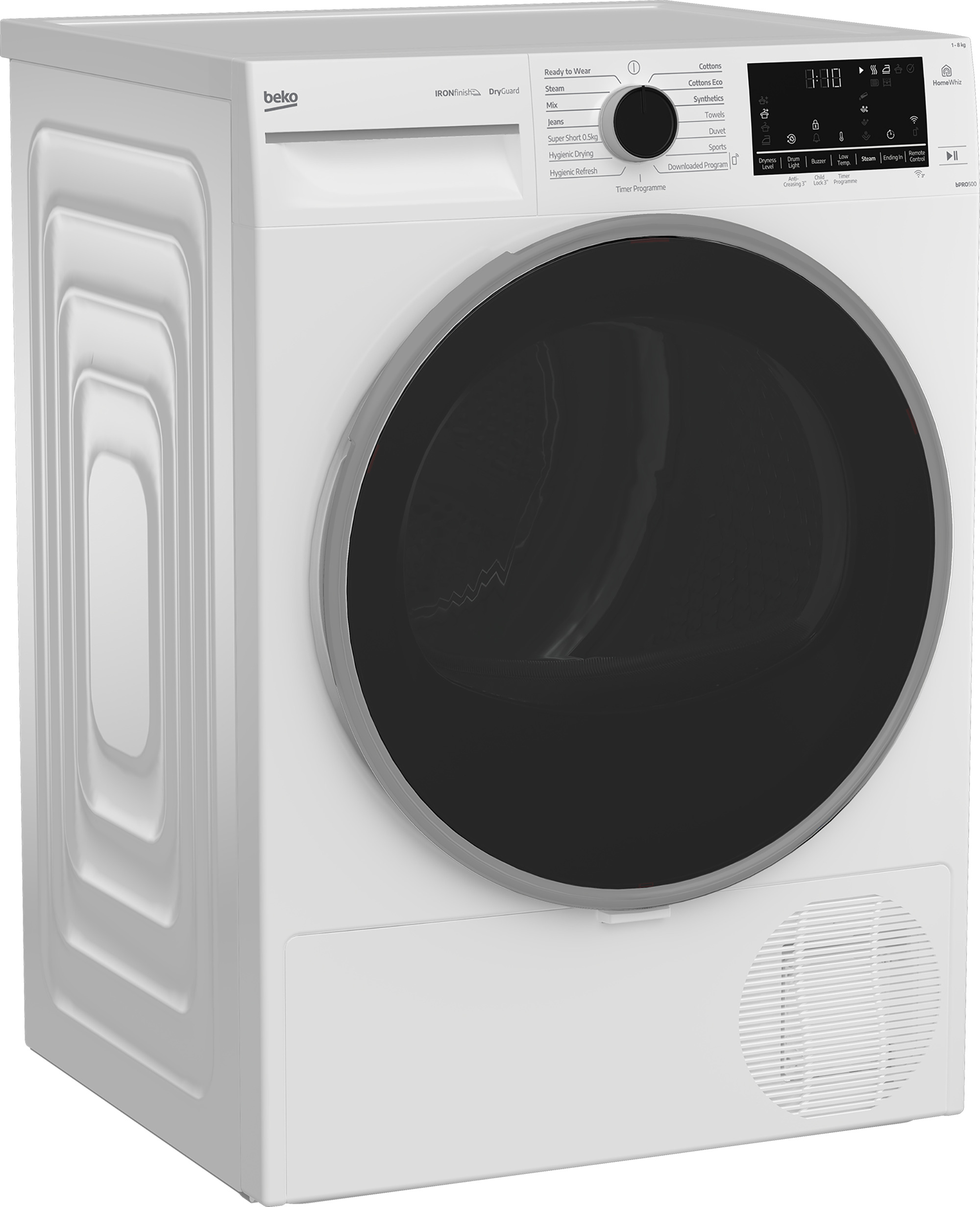 Beko B5T48241INW 8kg Heat Pump Tumble Dryer with IronFinishTM Technology – image 2