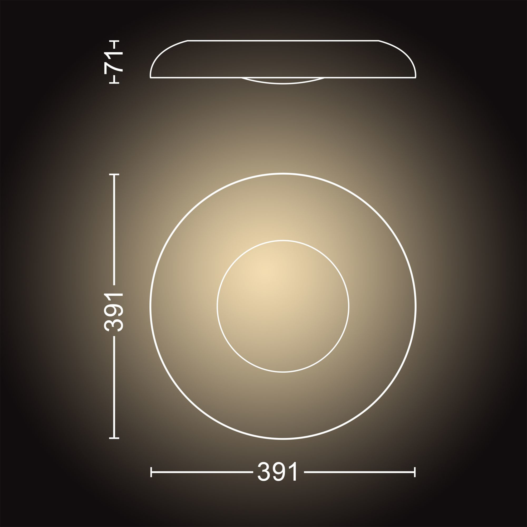 Philips by Signify Philips Hue White ambience Still ceiling light – image 5
