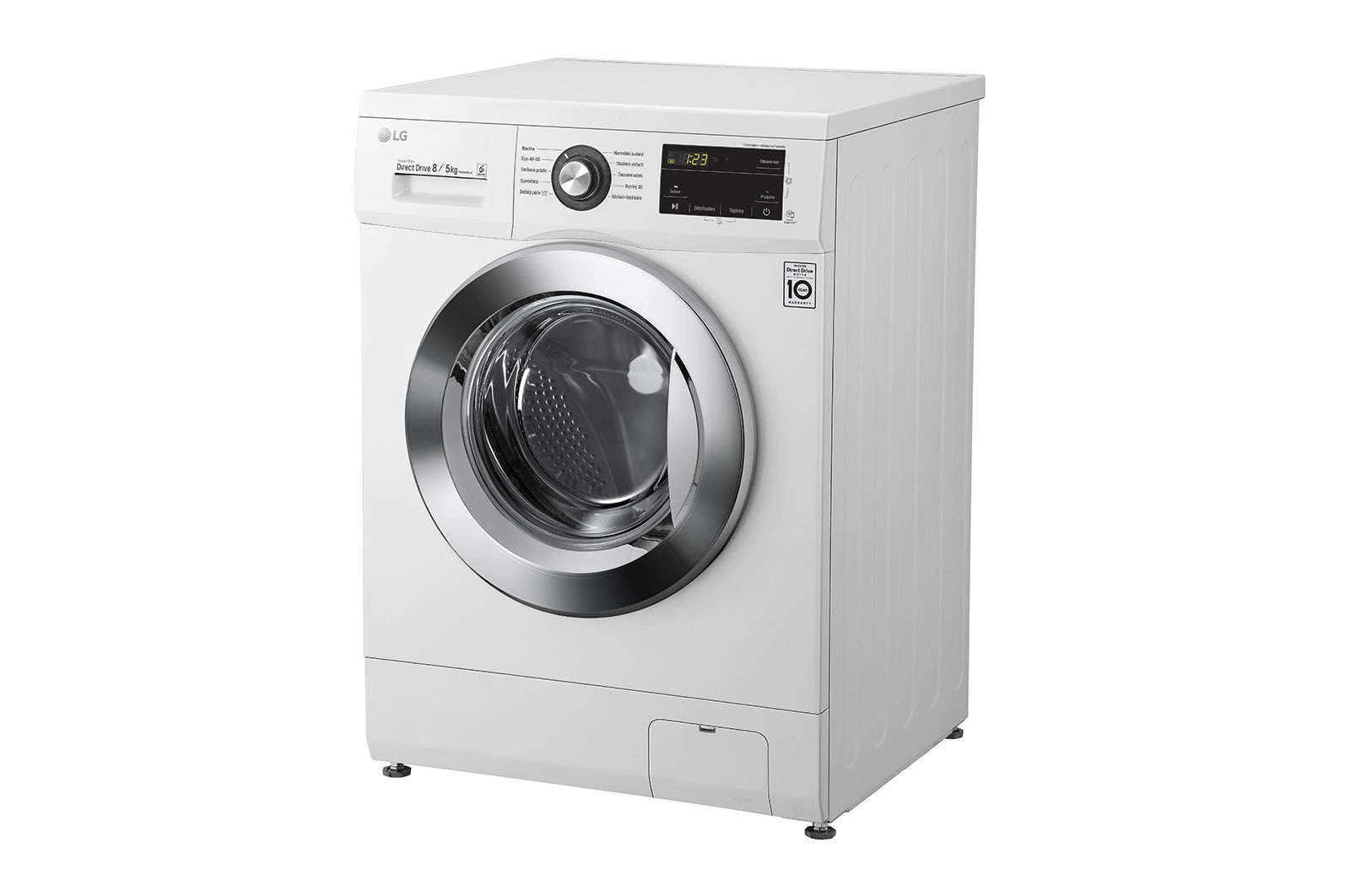 LG F48J3TM5W washer dryer Freestanding Front-load White – image 8