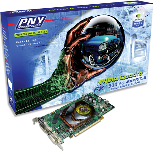 HP NVIDIA Quadro FX1500 256MB PCIe