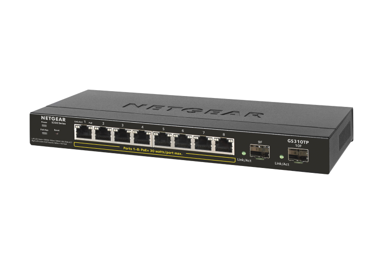 NETGEAR 10-Port PoE Gigabit Ethernet Smart Switch (GS310TP) – image 3