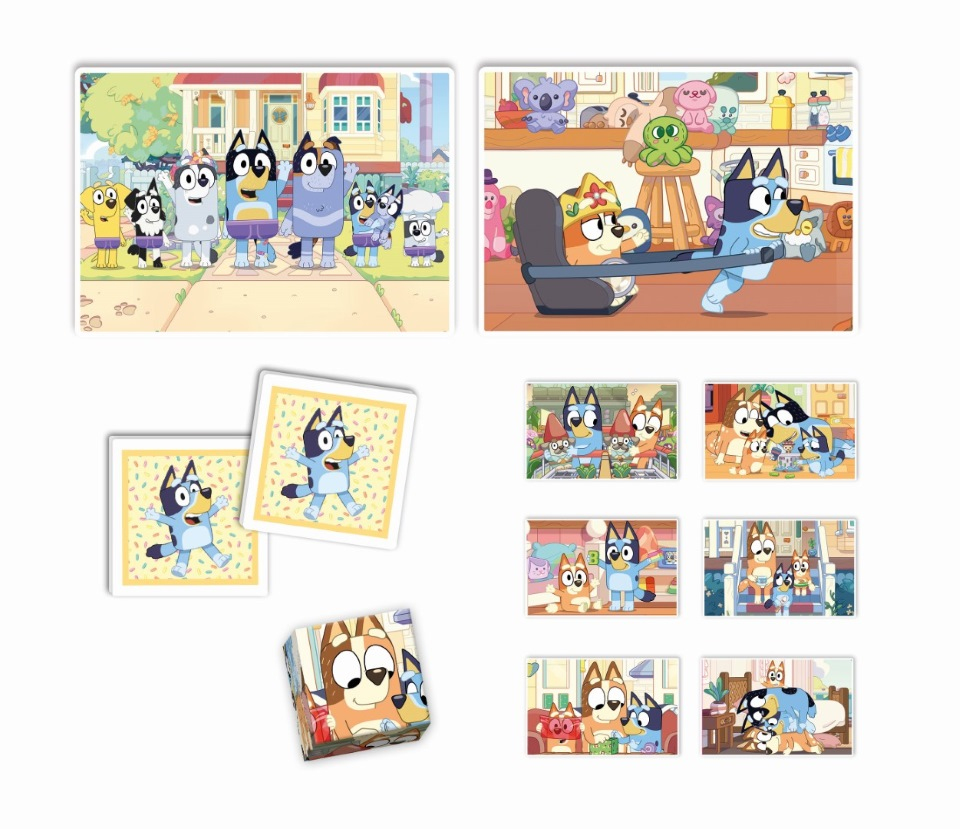 Clementoni Boîte de jeu 4 en 1 Bluey Edukit – image 4
