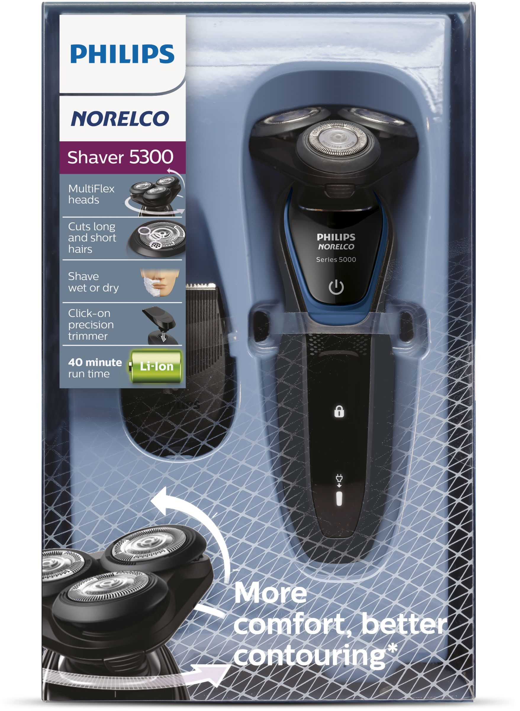 Philips Norelco Shaver 5100 S5203/81 men's shaver Rotation shaver Trimmer Black – image 4