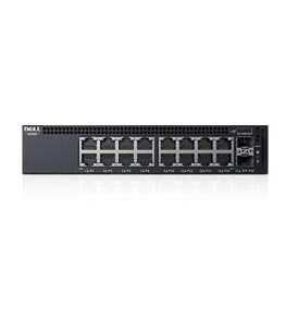 Dell X-Series X1018 Managed L2+ Gigabit Ethernet (10/100/1000) 1U Black