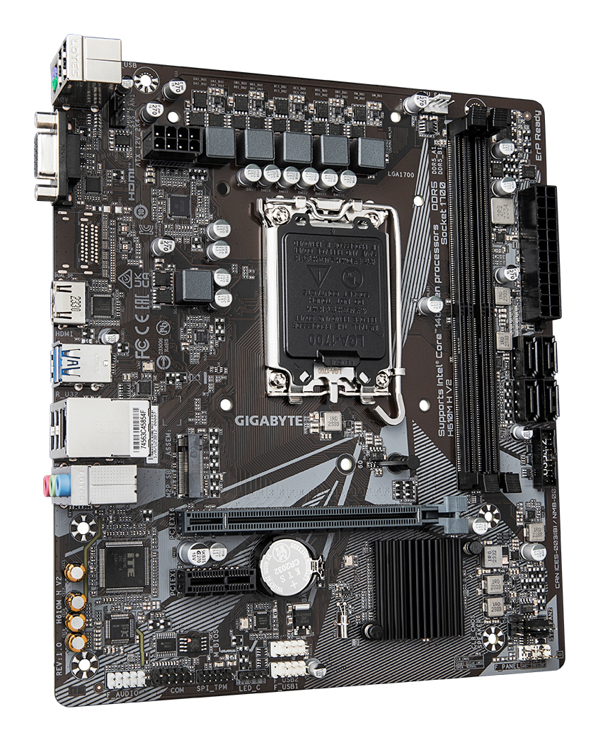 GIGABYTE H610M H V2 Motherboard Intel H610 Express LGA 1700 micro ATX