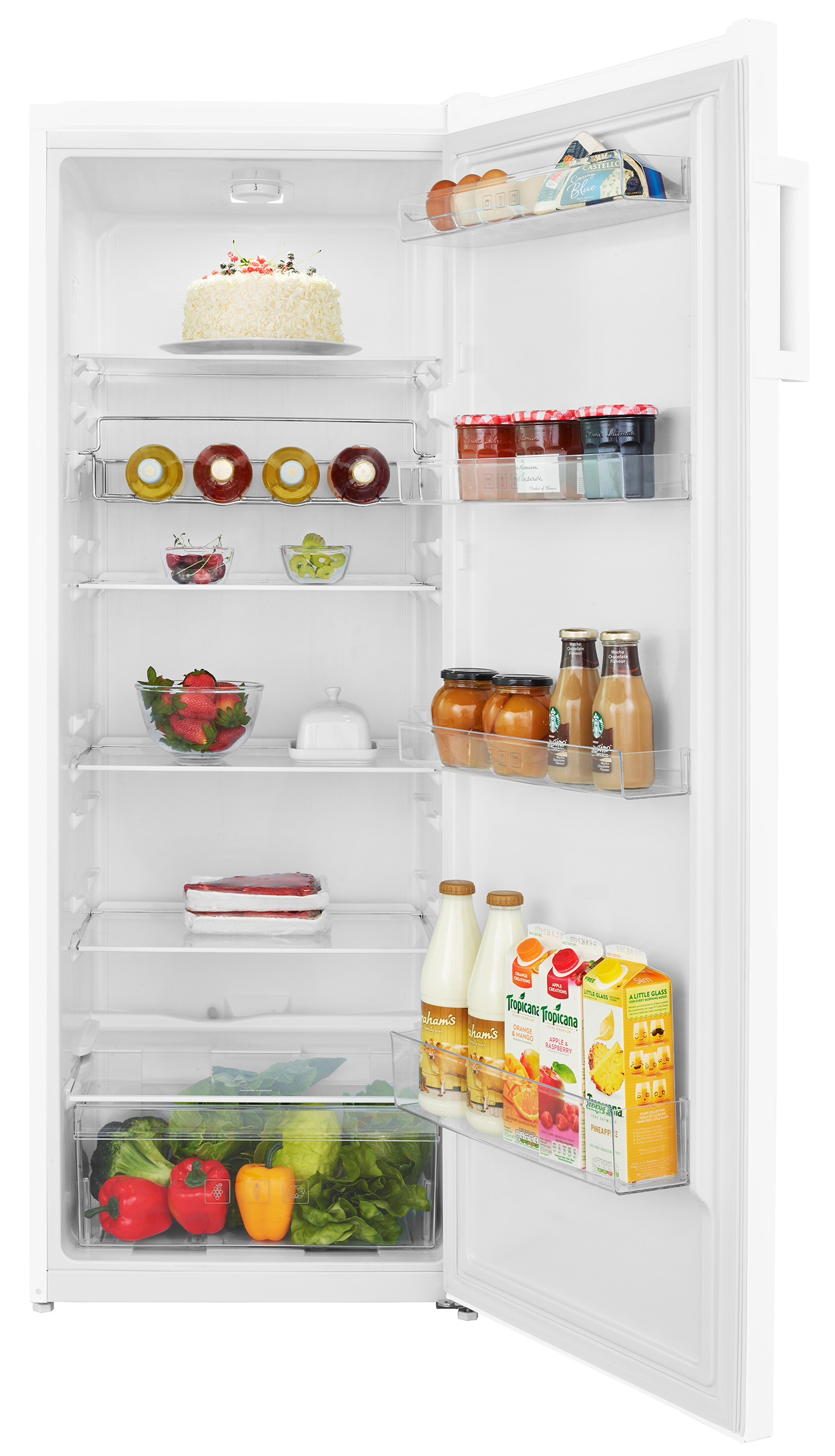 Beko LXSP3545W Freestanding Tall Larder Fridge – image 3