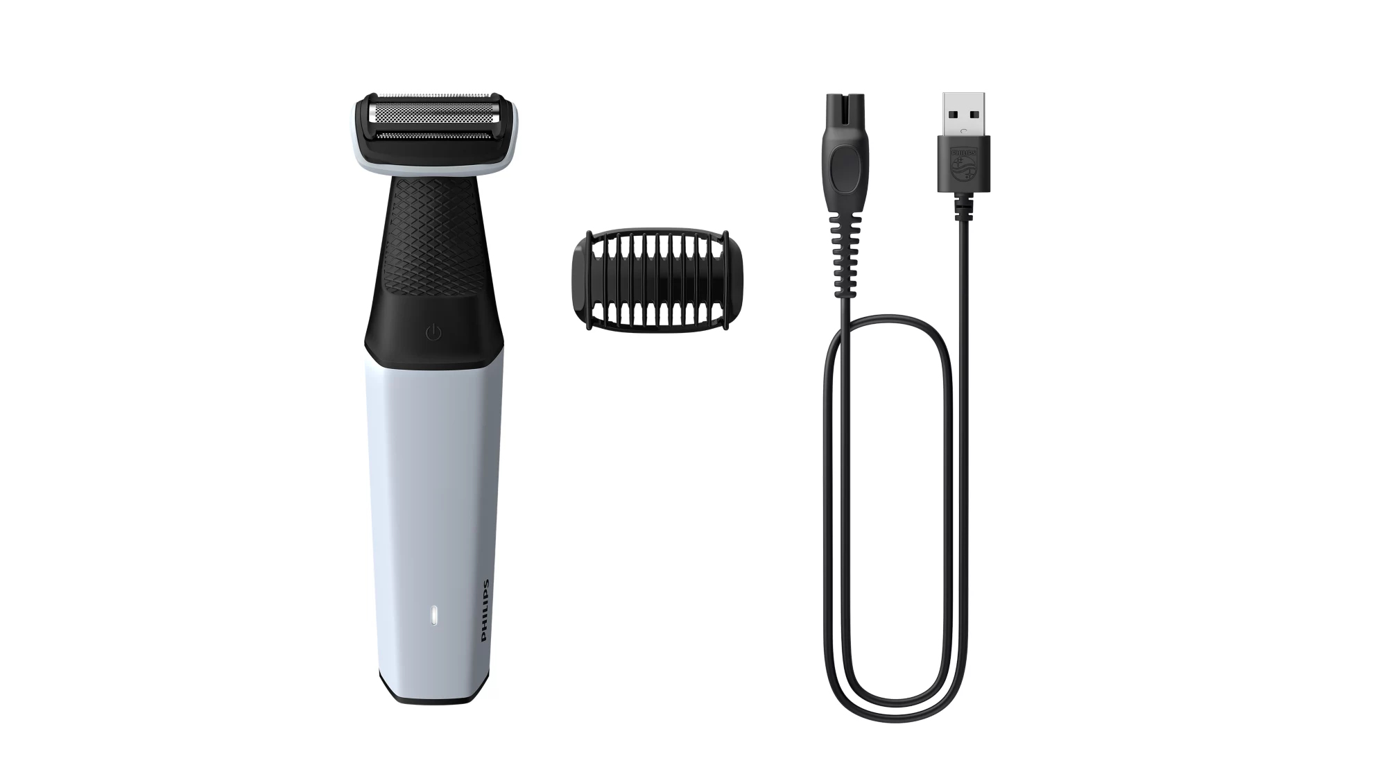 Philips BODYGROOM Series 3000 BG3007/01 body groomer/shaver Black, Grey