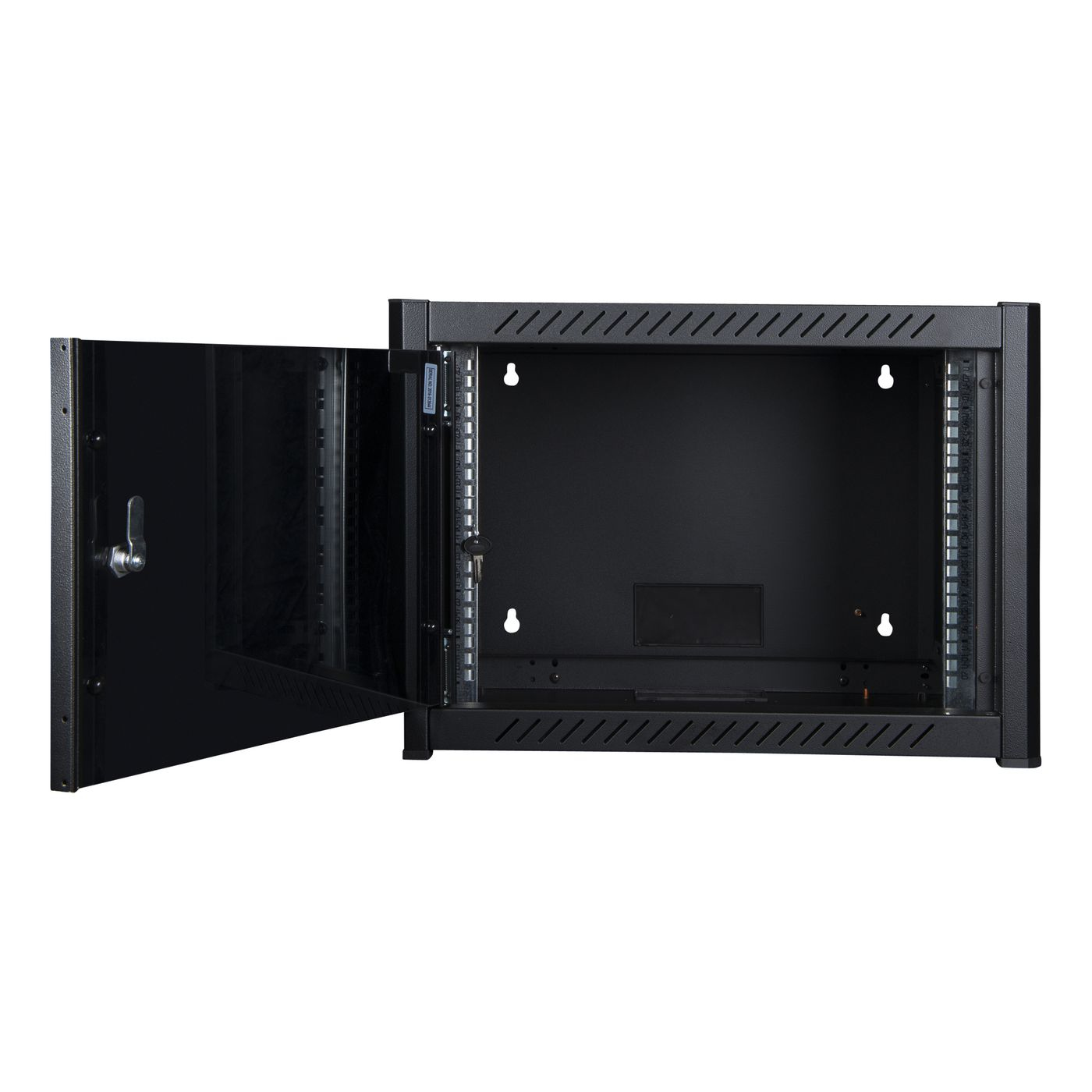 Lanview RWM06U56BL rack cabinet 6U Wall mounted rack Black – image 2
