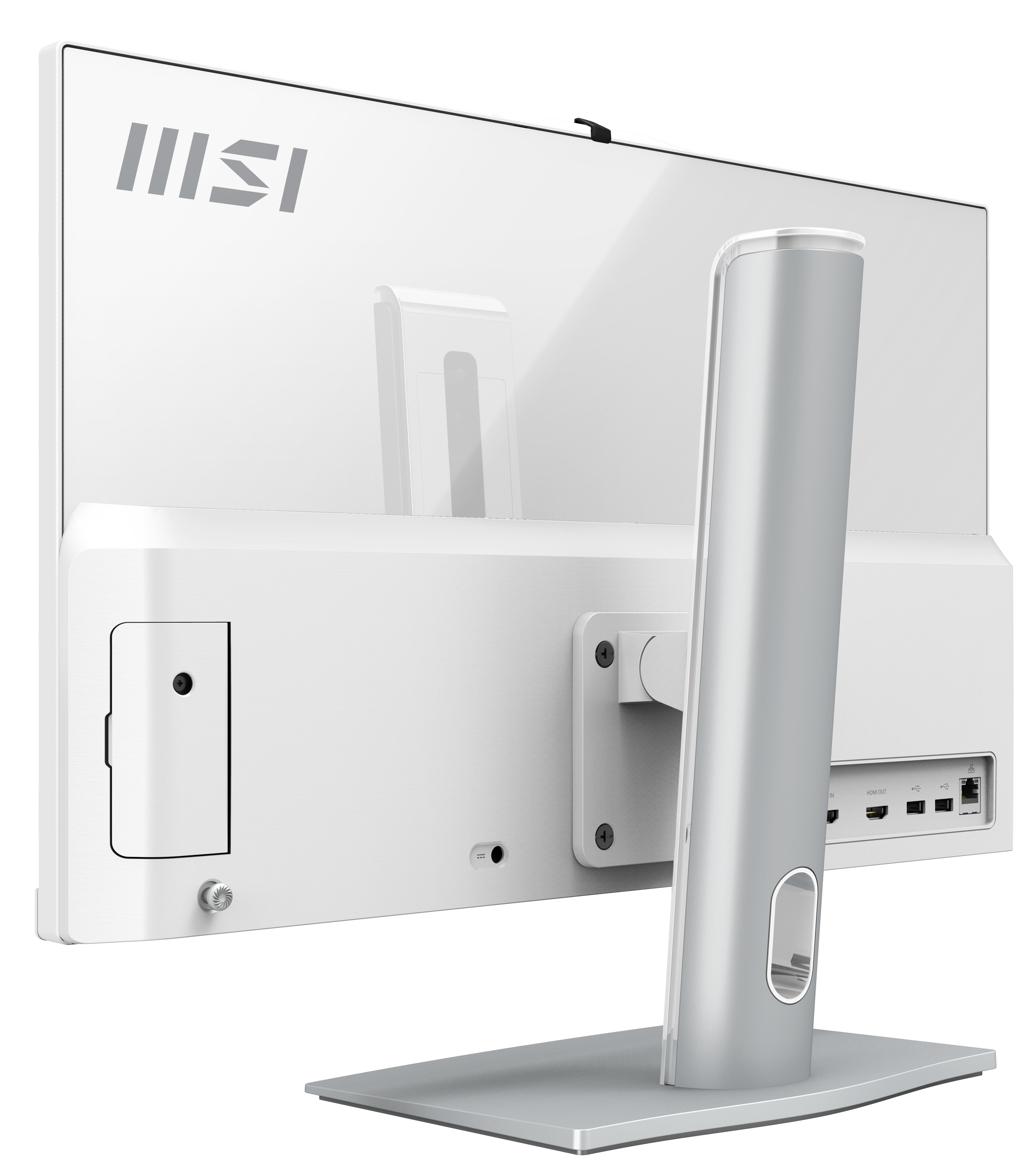 MSI Modern AM242P 1M-1226EU All-in-One PC/workstation Intel Core 3 100U 60.5 cm (23.8″) 1920 x 1080 pixels 8 GB DDR5-SDRAM 256 GB SSD Windows 11 Pro Wi-Fi 6E (802.11ax) White image 5