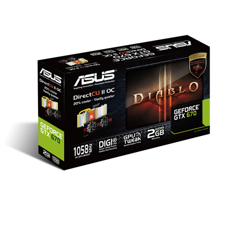 ASUS GTX670-DC2OG-2GD5 graphics card NVIDIA GeForce GTX 670 – image 3