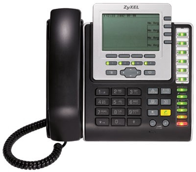 Zyxel V501 IP phone Black, White 2 lines LCD – image 2