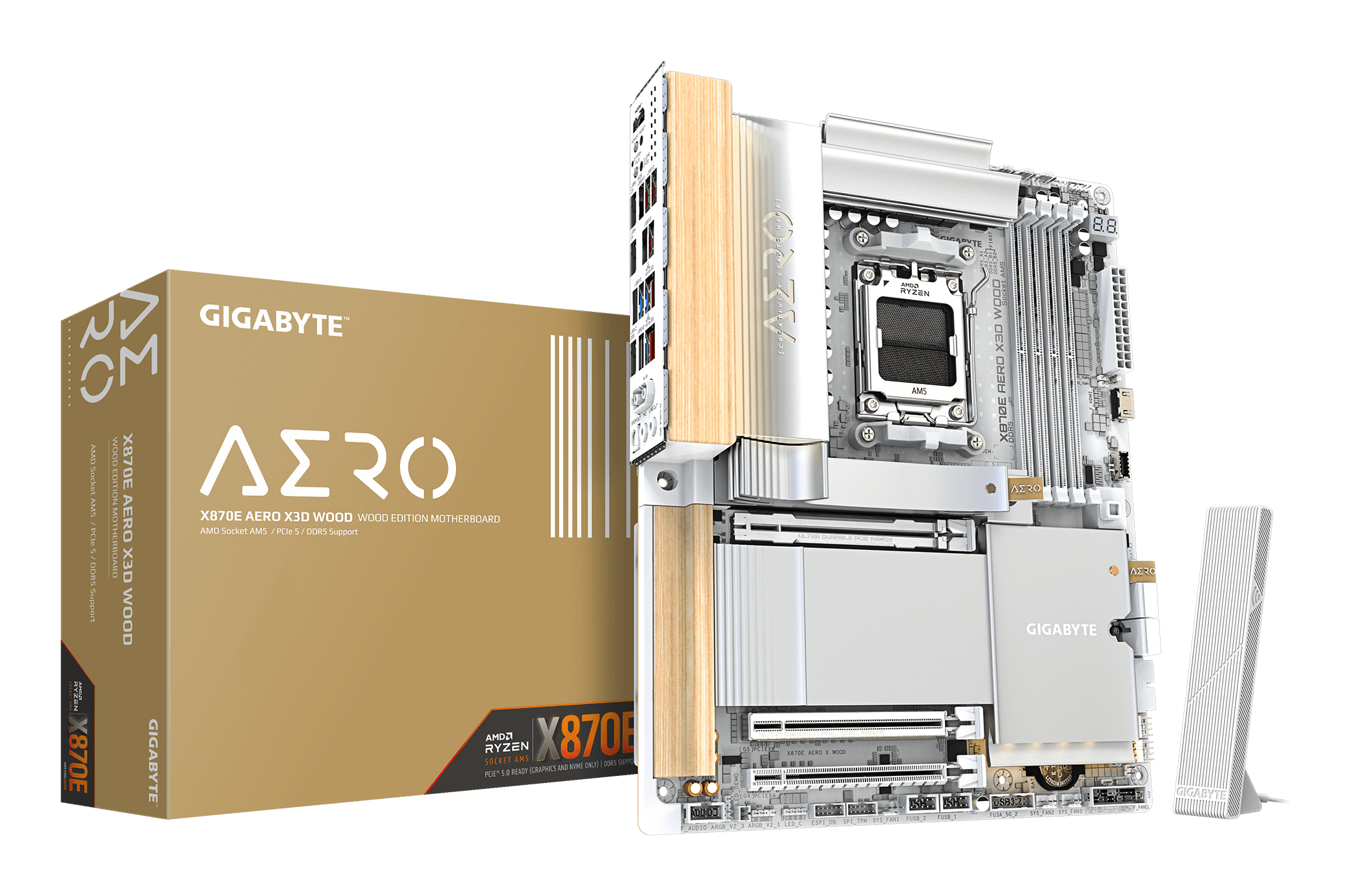 Gigabyte Technology X870E AERO X3D WOOD