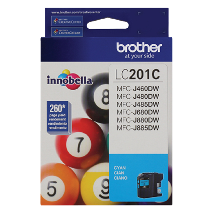 Brother LC201C ink cartridge 1 pc(s) Original Standard Yield Cyan – image 4