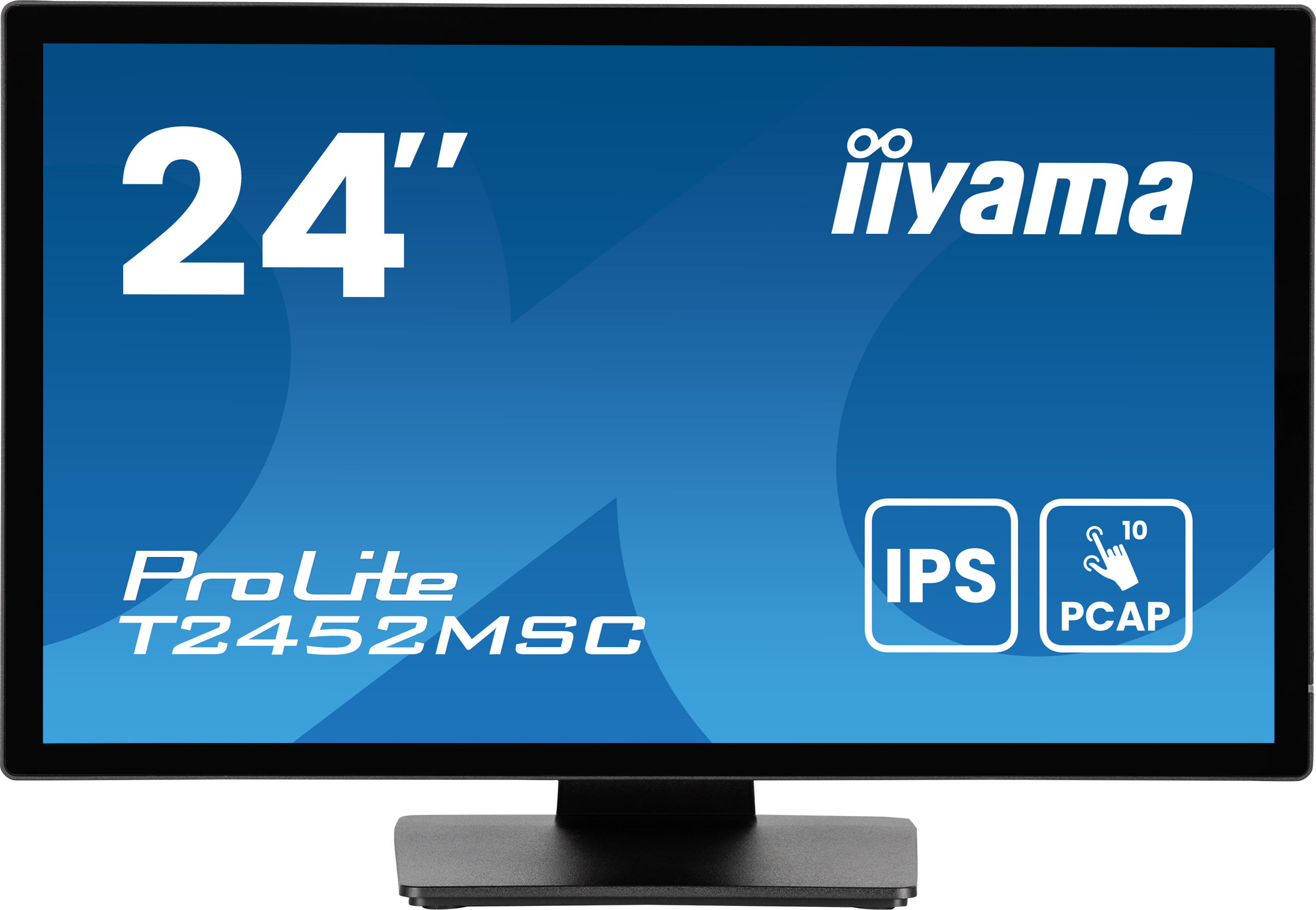 iiyama ProLite T2452MSC-B1AG Monitor PC 605 cm (23.8") 1920 x 1080 Pixel Full HD LED Touch screen Nero