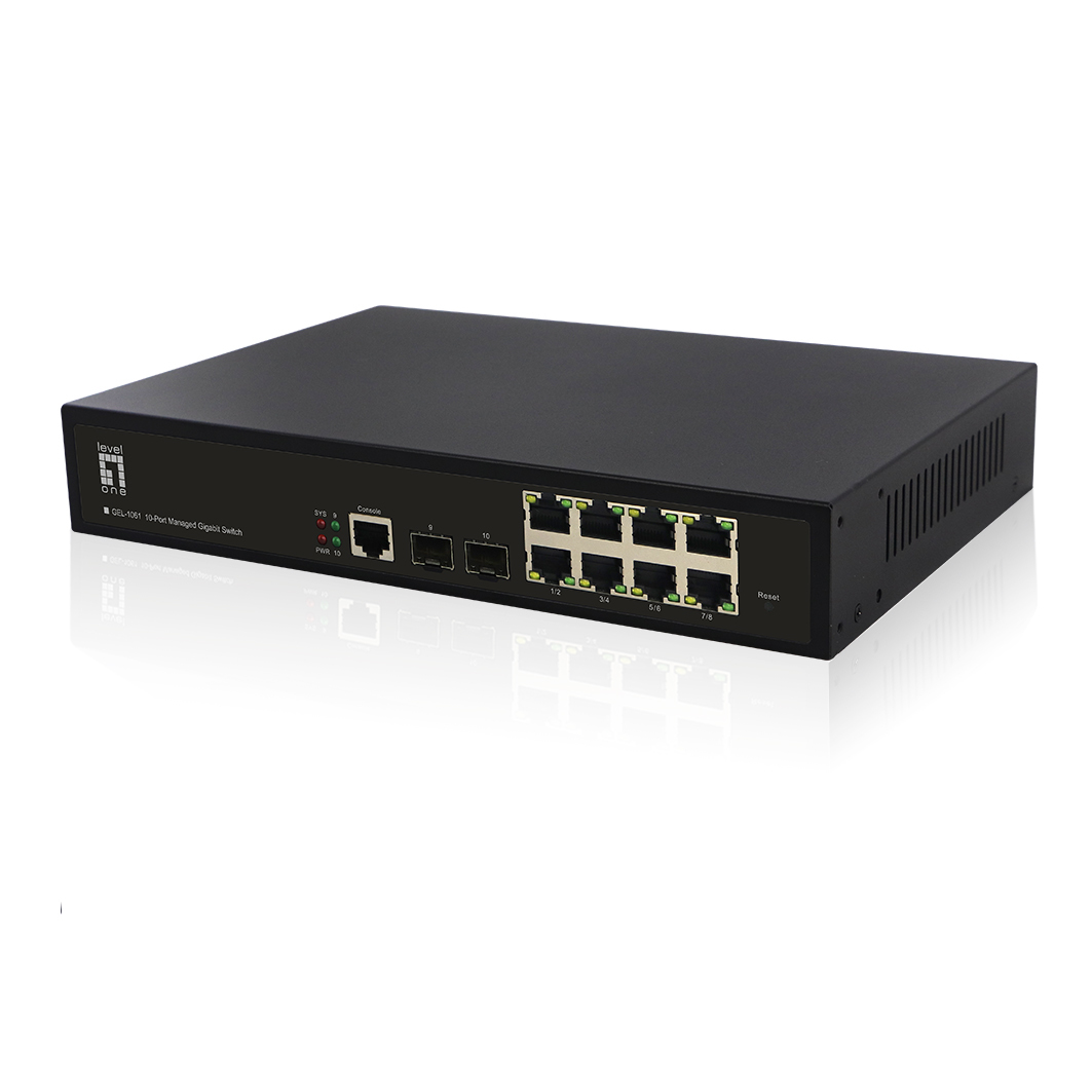LevelOne KILBY 10-Port L2 Managed Gigabit Switch, 2 x SFP – image 4