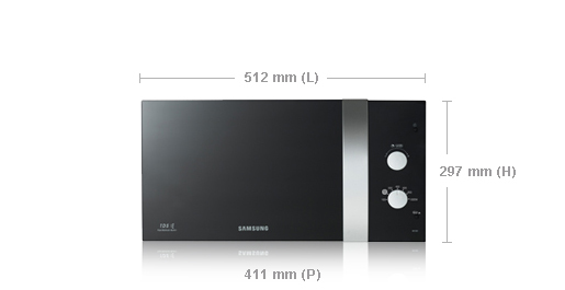 Samsung ME102V microwave Silver – image 3