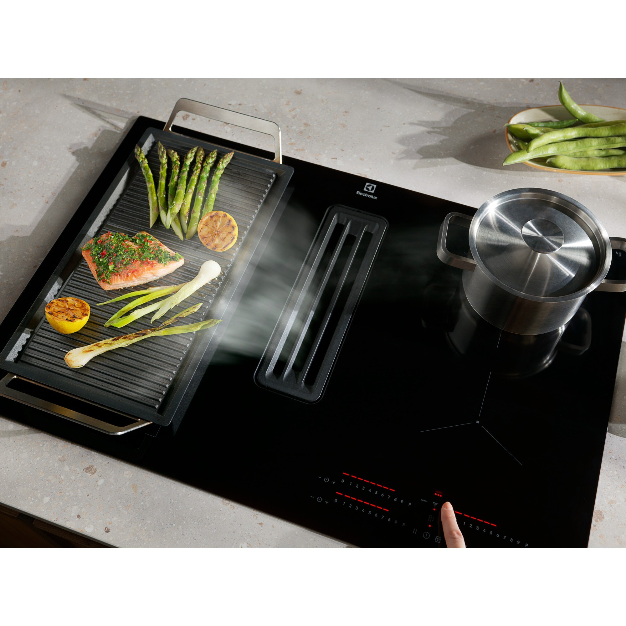 Electrolux KCC83443 Black Built-in Zone induction hob 4 zone(s) Built-in hood – image 9