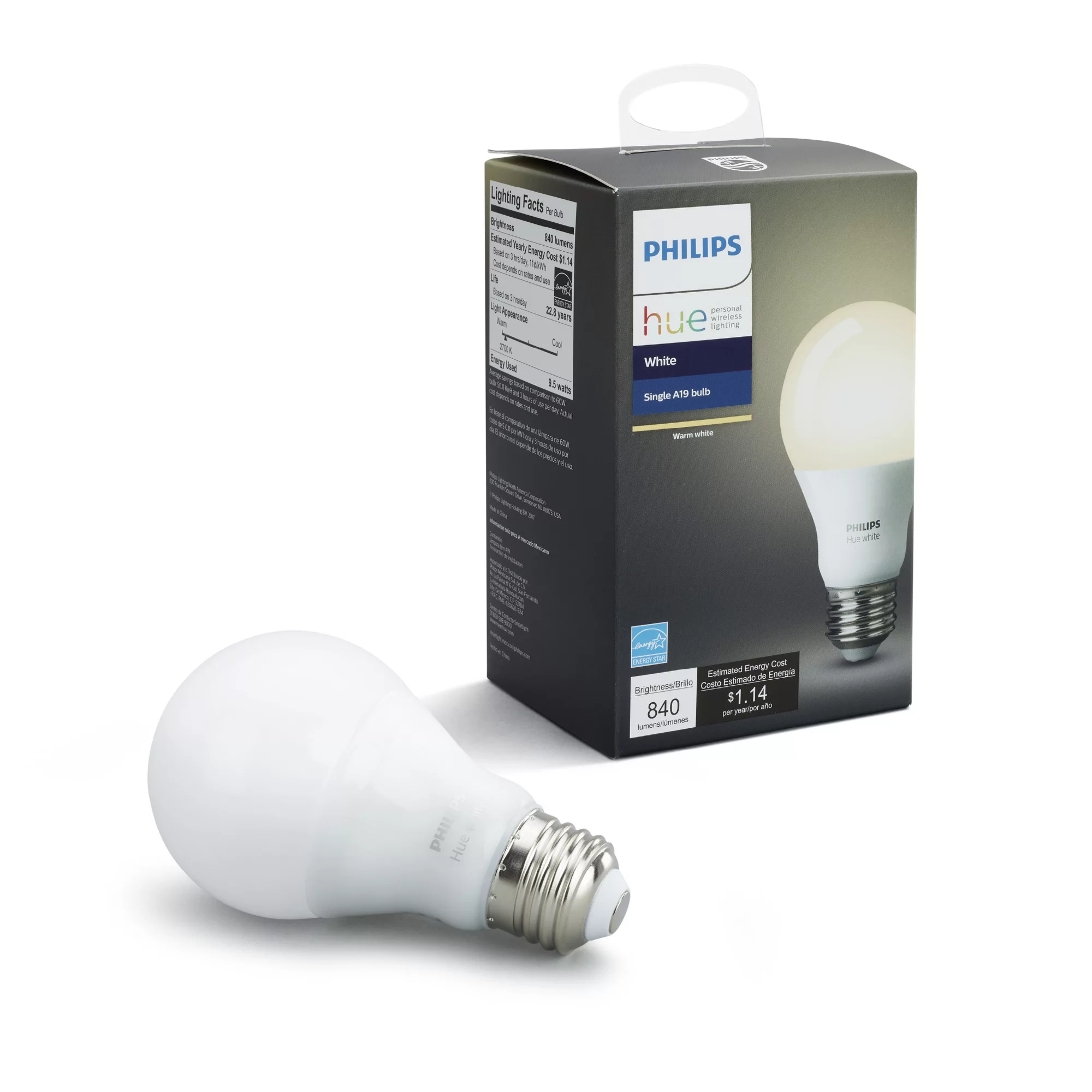 Philips by Signify Philips Hue White 046677530341 smart lighting Smart bulb Bluetooth/Zigbee – image 1