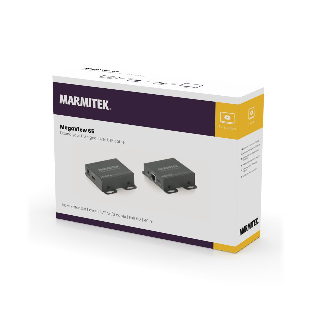 Marmitek MegaView 65 - HDMI extender UTP - 40 m – image 8
