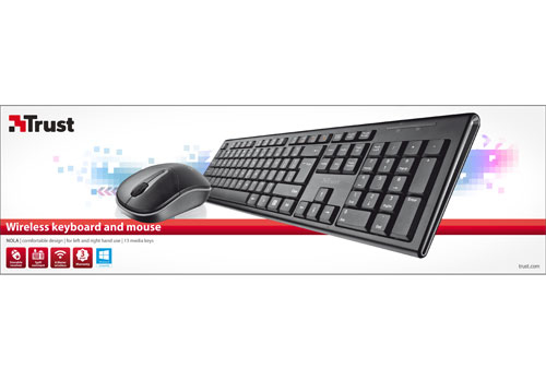 Trust Nola Wireless Keyboard with mouse – image 3