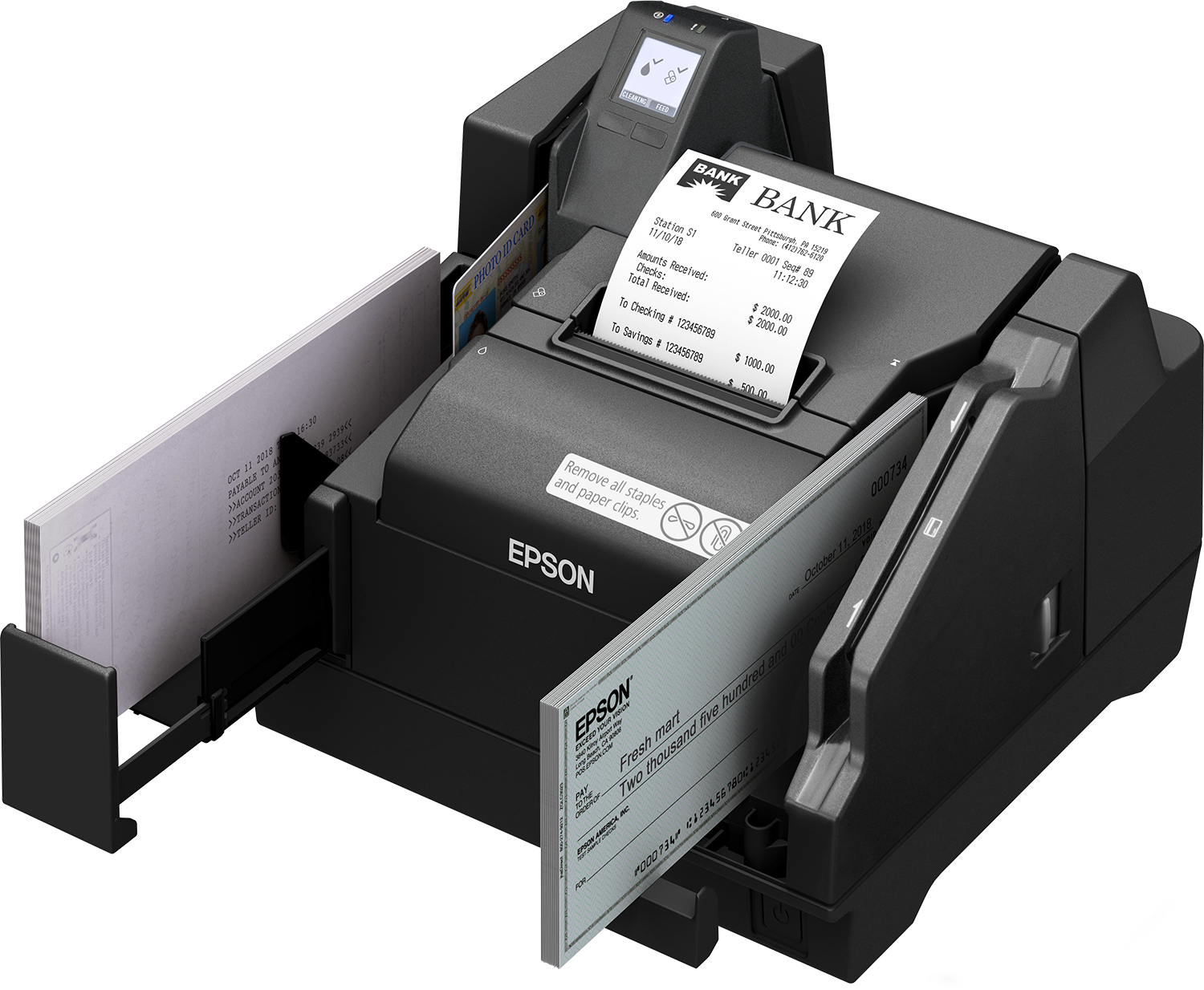 Epson TM-S9000II-002 130DPM 2PCKS MSR