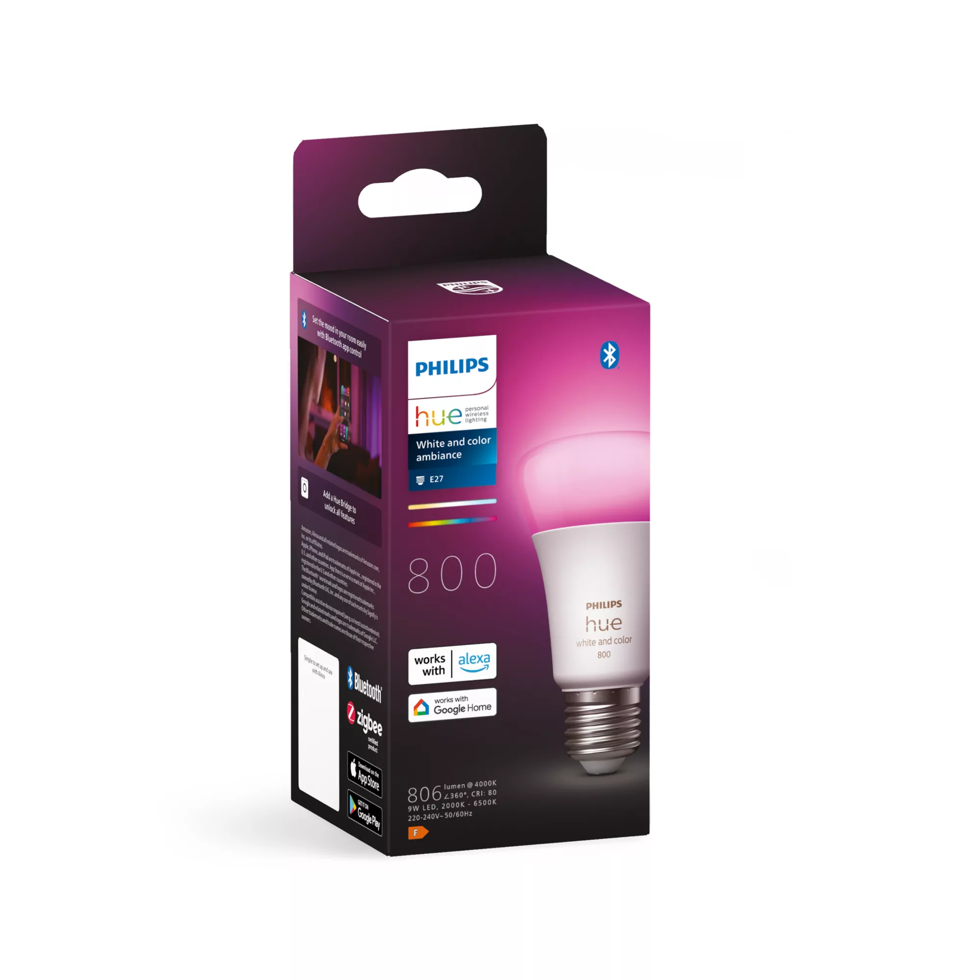 Philips by Signify Philips Hue White and colour ambience A60 – E27 smart bulb – 800 – image 3