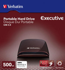 Verbatim 2.5'' Portable Hard Drive USB 2.0 Executive 500GB - Claret Red – image 4