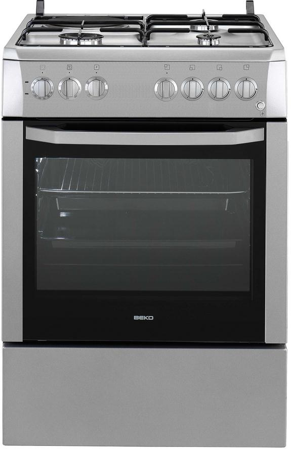 Beko CSS63110DS cooker Freestanding cooker Electric Combi Silver