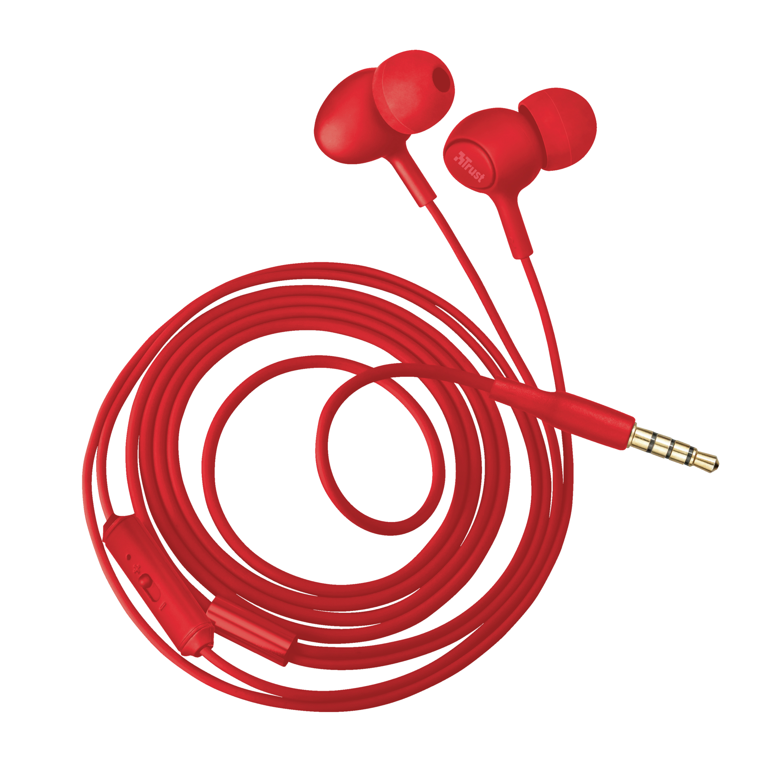 Trust Ziva Headset Wired In-ear Calls/Music Red – image 2