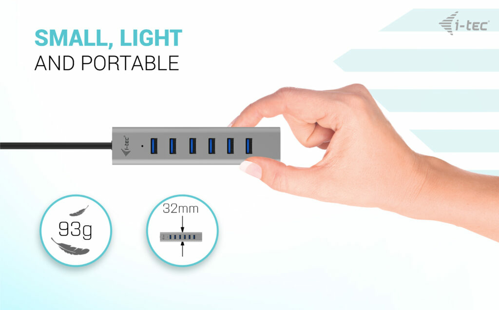 i-tec USB-C/USB-A Charging Metal HUB 7 Port – image 9