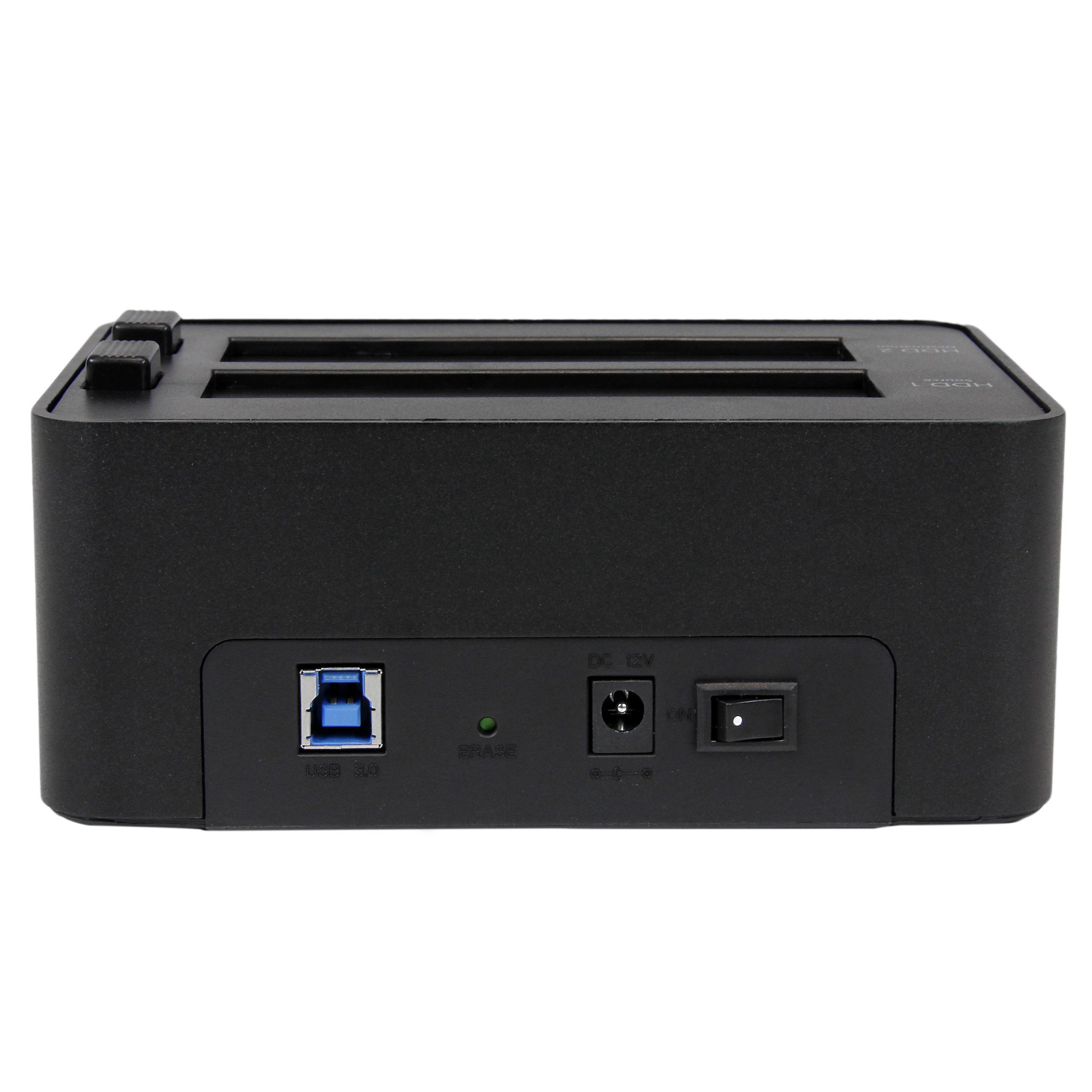 StarTech.com Dual Bay Hard Drive Duplicator and Eraser, Standalone SATA HDD/SSD Cloner/Copier, USB 3.0 to SATA Docking Station, Hard Drive Duplicator and Saniti – image 4