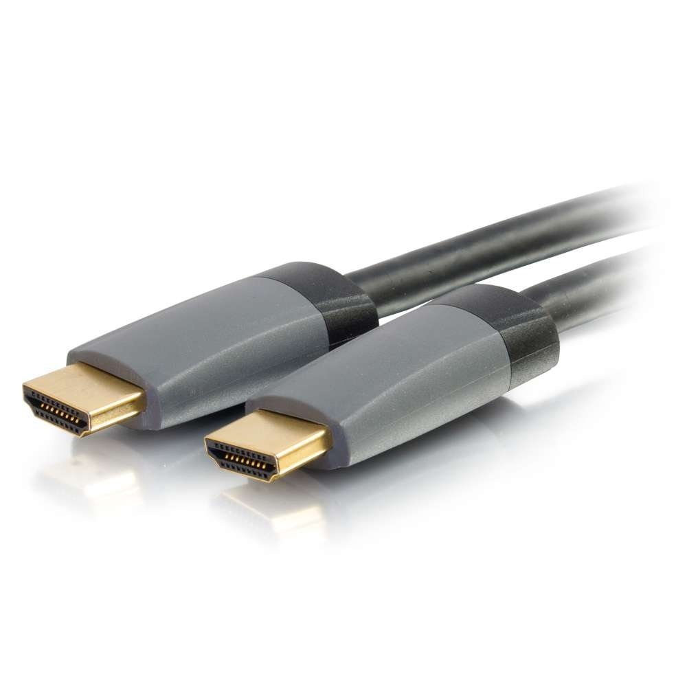 C2G Cavo HDMI ad alta velocità con Ethernet 4K 60 Hz Plus Series Select da 7,6 m - Classificato CL2 da parete
