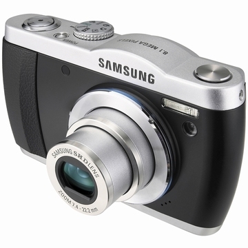 Samsung L80 1/1.8" 8.1 MP CCD Black, Silver