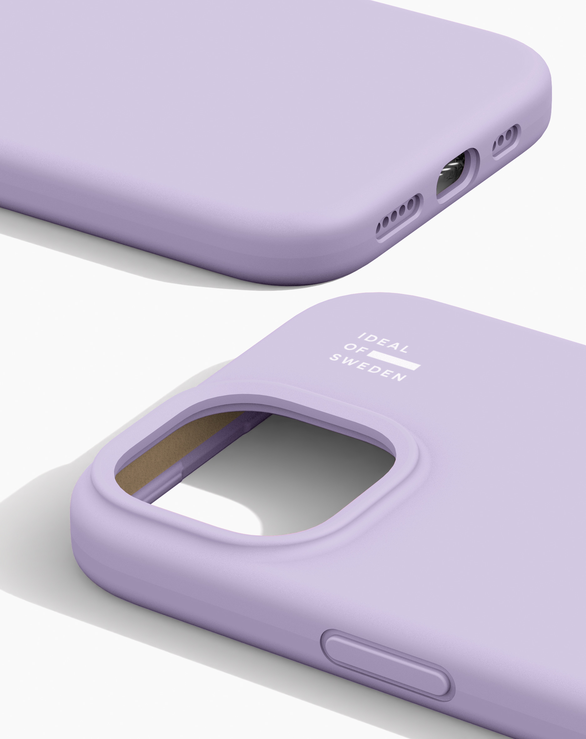 iDeal of Sweden Silicone Case iPhone 13 / 14 / 15 / 16e / 17e Lavender Milk – image 2