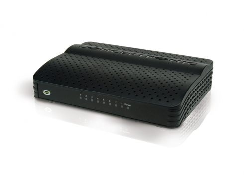 Conceptronic C100S8A network switch Black – image 1