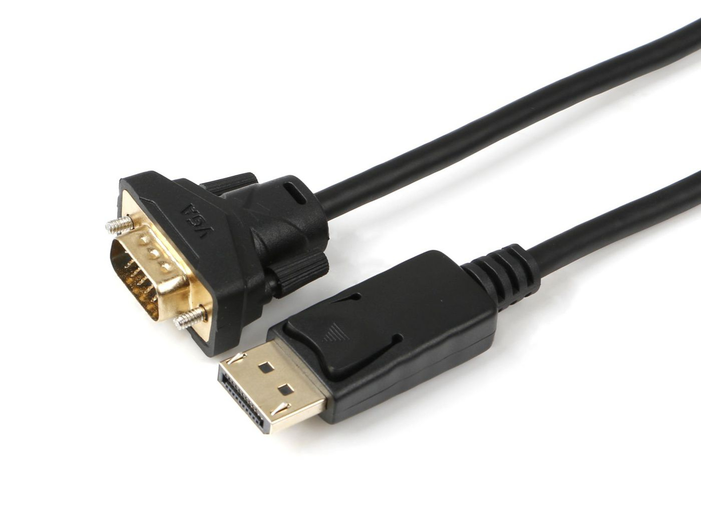Microconnect DP-VGA-MM-100 Görüntü Kablosu Adaptörü, 1m, DisplayPort 1.2 Erkek - VGA Erkek, Siyah
