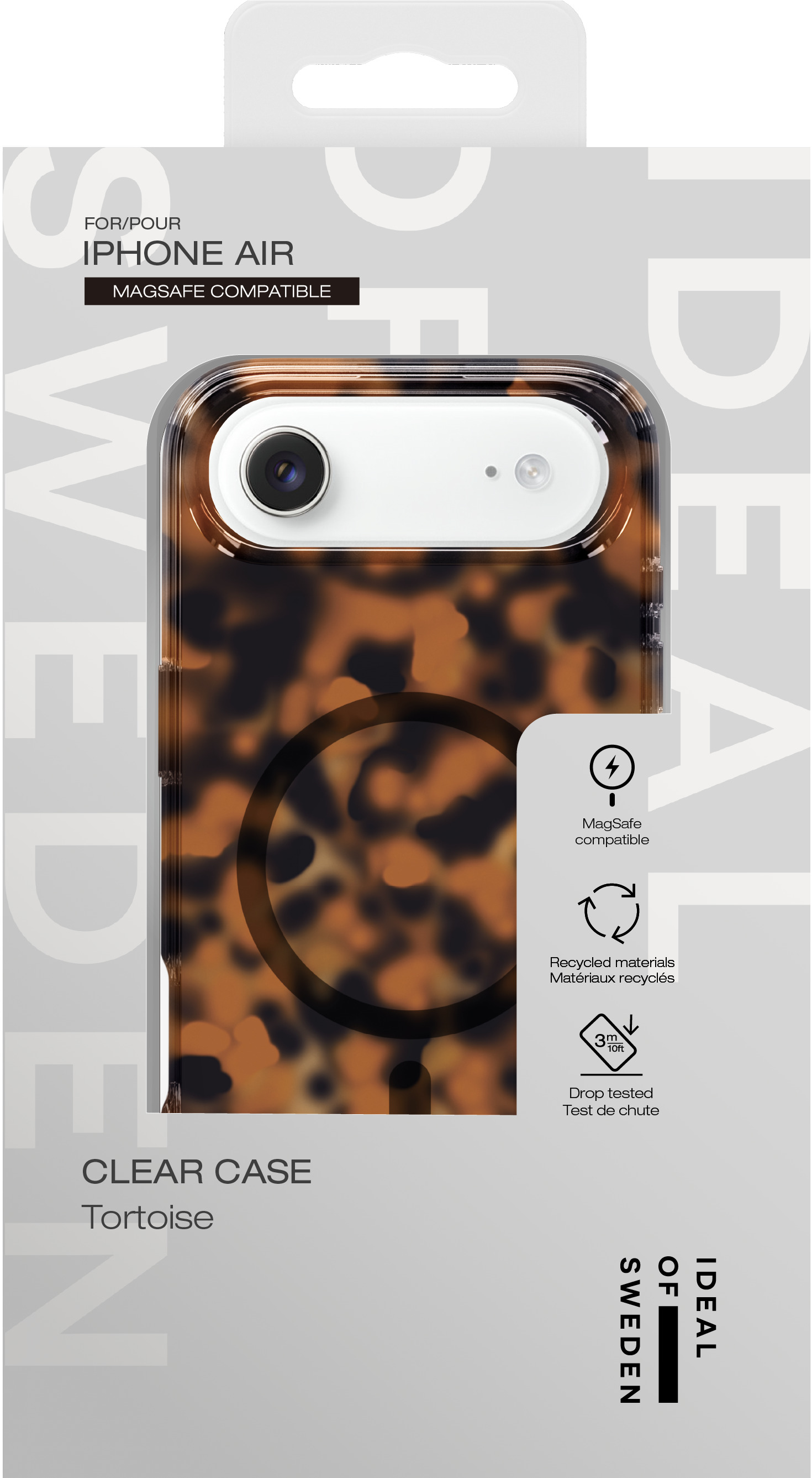 iDeal of Sweden Clear Case MagSafe iPhone Air Tortoise – image 5