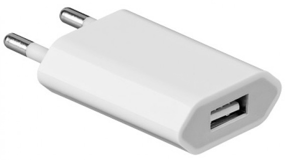 Techly Transformer from Italian Network to USB White IPW-USB-EC – image 1