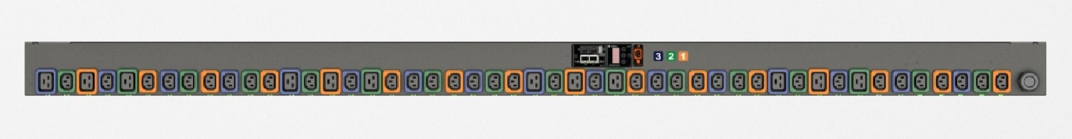 Vertiv Geist MNR3EHW0-48PZB3-2PS56B0A10-S-A power distribution unit (PDU) 48 AC outlet(s) 0U Black