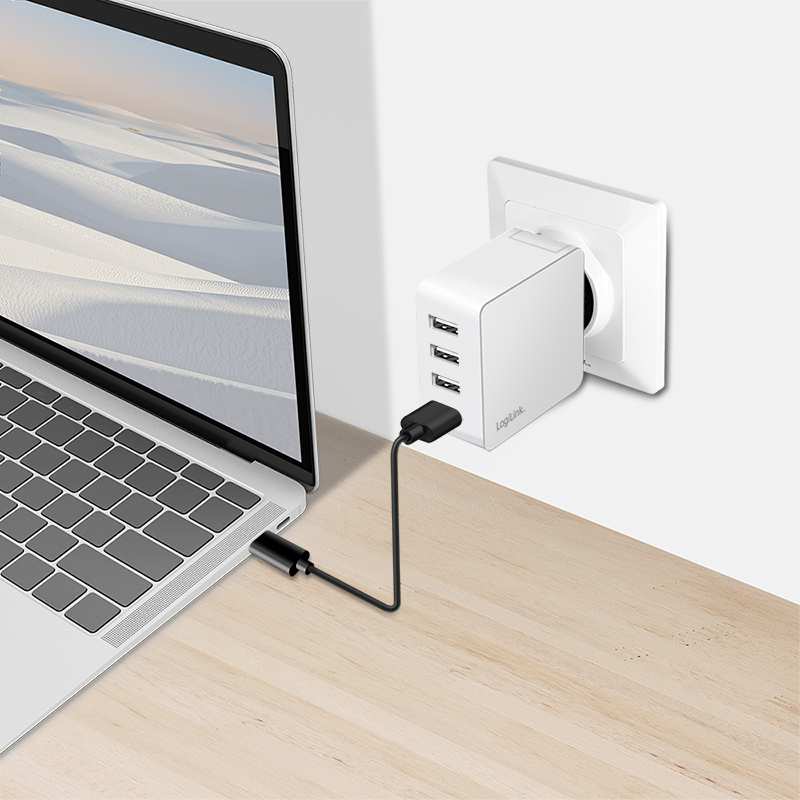 LogiLink PA0336W mobile device charger Universal White AC Fast charging Indoor – image 3