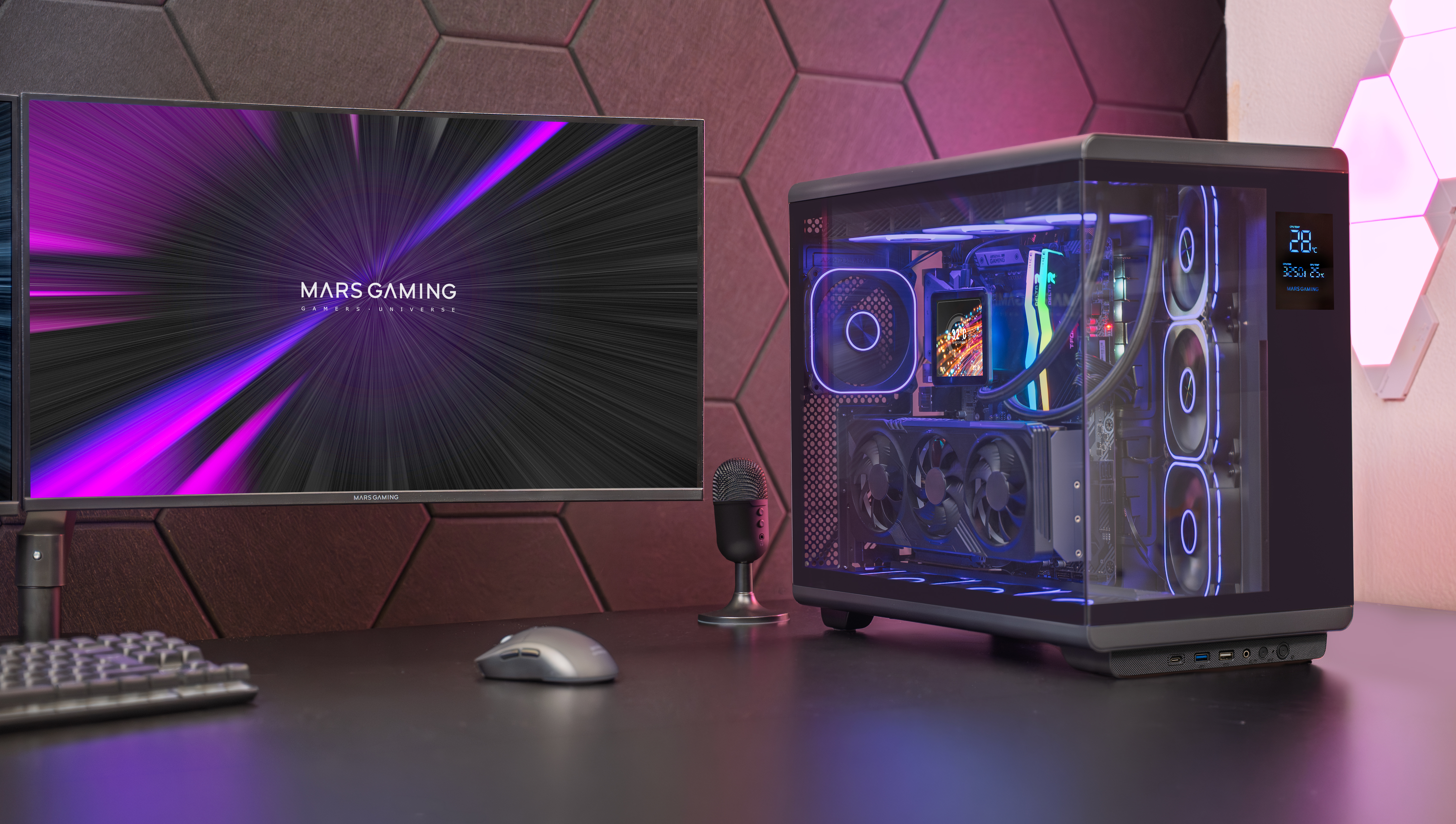 Mars Gaming MCREVPRO computer case Midi Tower Black image 15